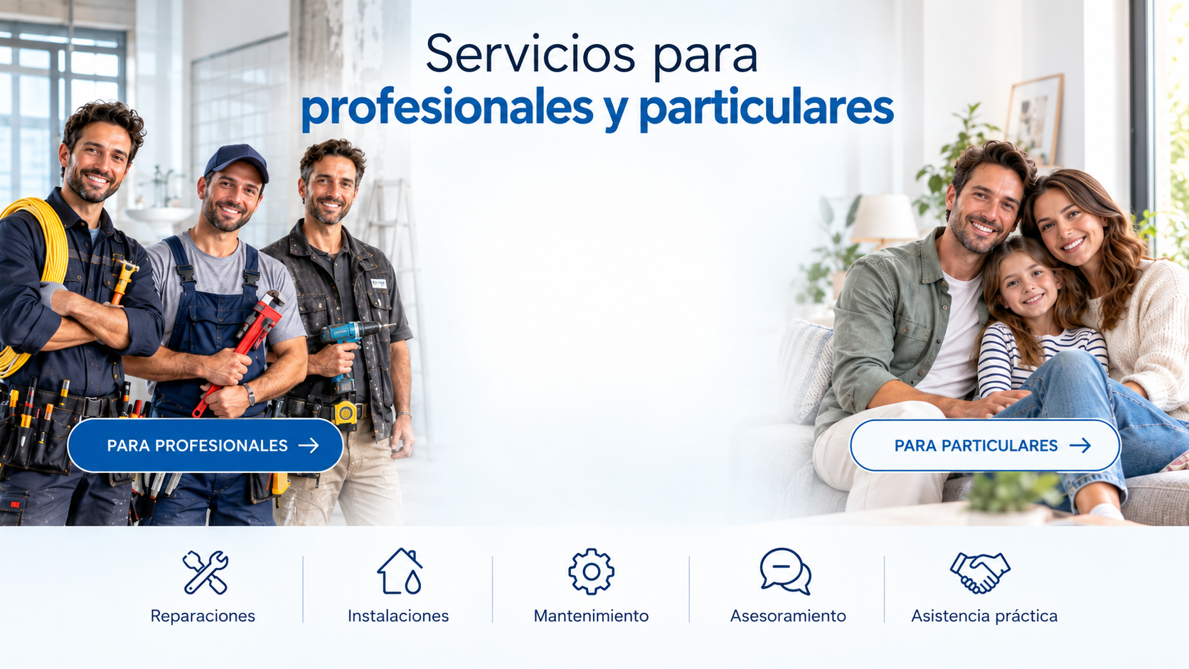 Servicios para profesionales y particulares — yoteloreparo.com