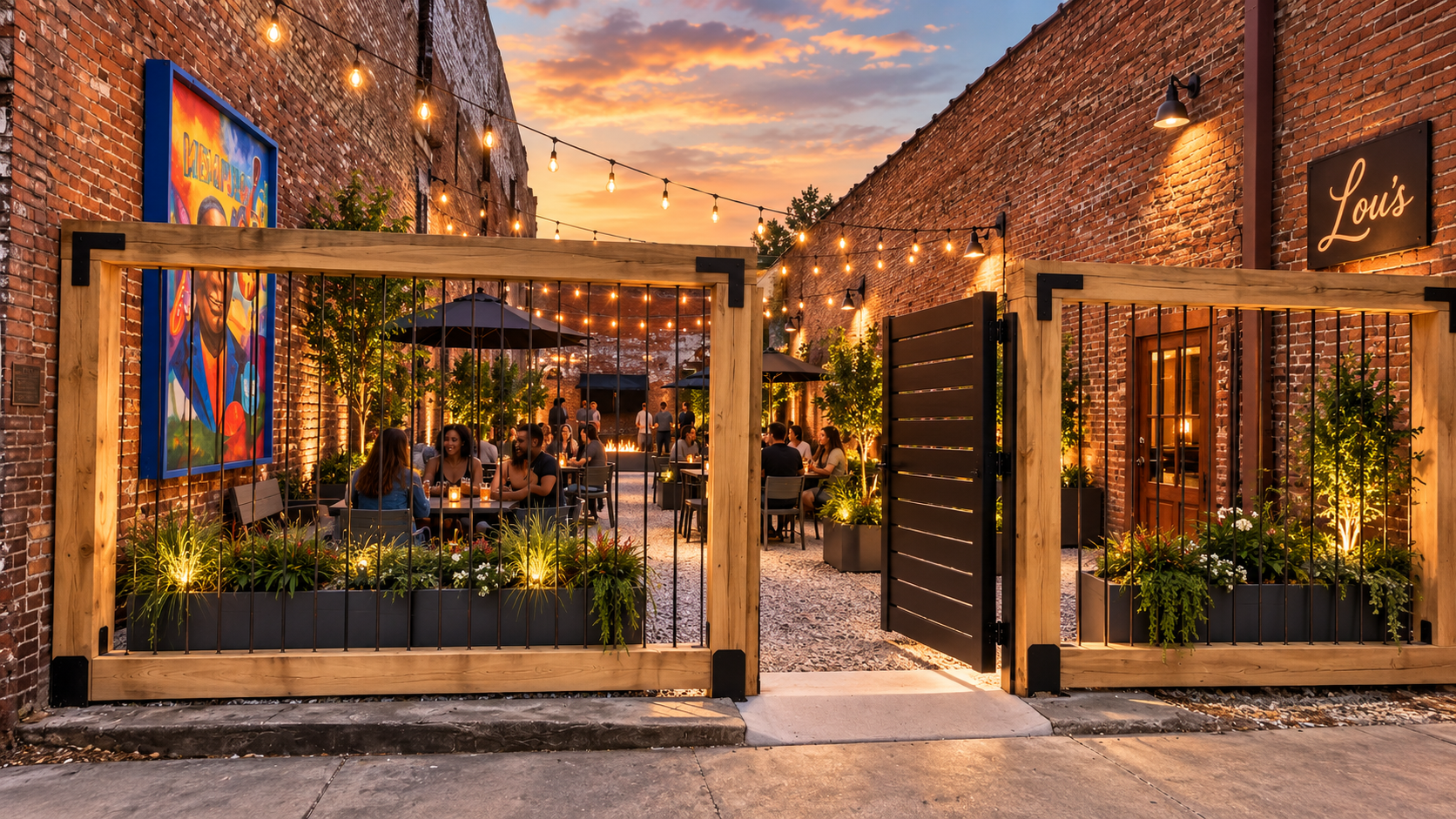 Lou's Patio at 529 S. Main Street