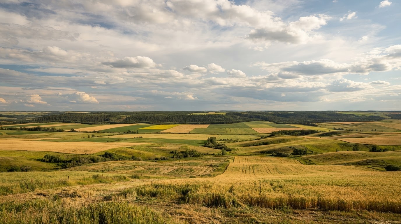 Grain, oilseed (canola), forage, hay and cattle operations. on peace river prairie soils — among bc's most productive large-scale northern cropland for grain, oilseed and forage. in Fort St. John, Northern BC, British Columbia