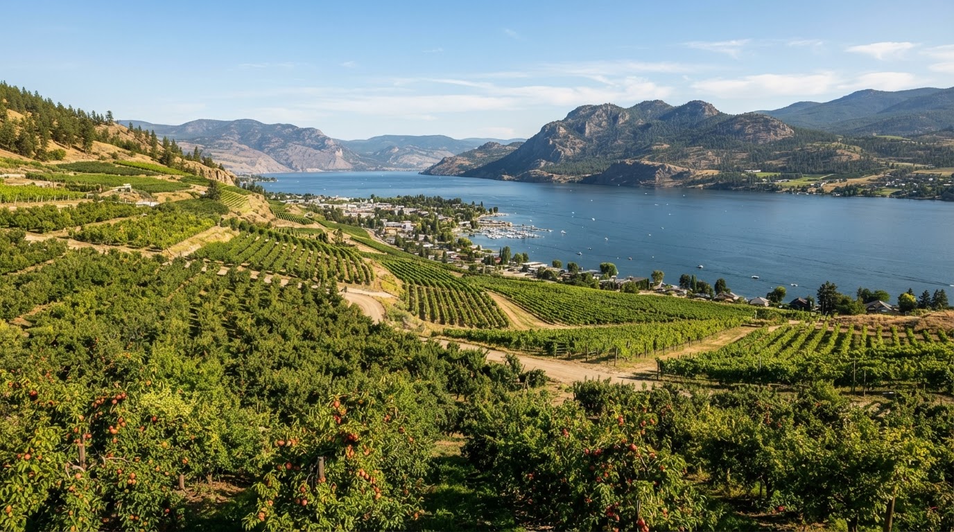 Small orchards, vineyards and lakeside lifestyle acreages. in Peachland, Okanagan, British Columbia