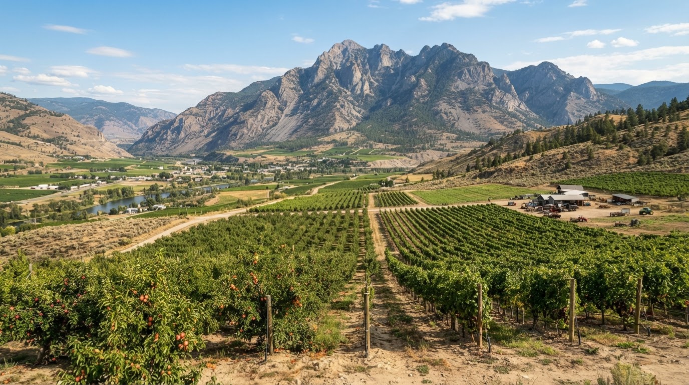 Orchards, vineyards, wineries and specialty fruit operations. in Keremeos & Cawston, Okanagan, British Columbia