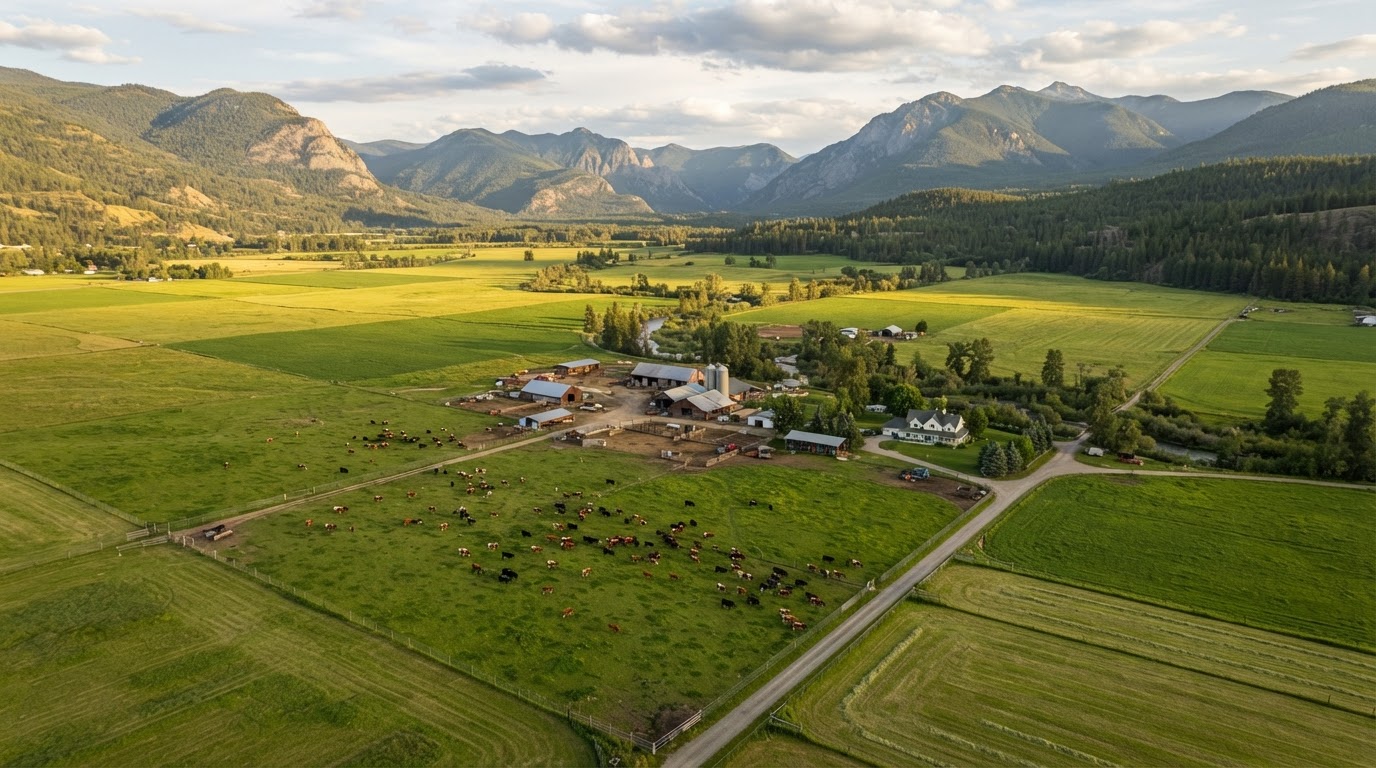 Cattle ranches, hay and forage land, and rural lifestyle acreages. in Coldstream, Okanagan, British Columbia