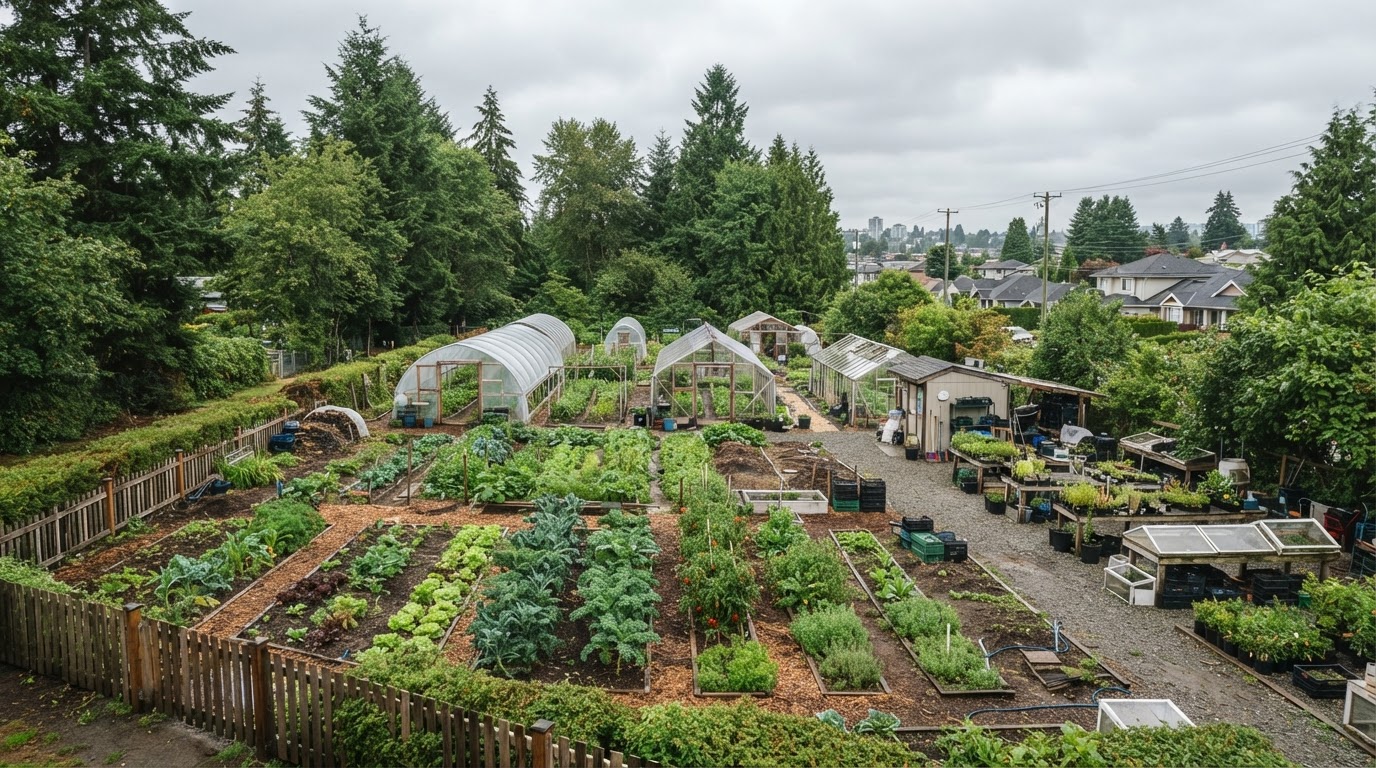Small-scale agriculture, nursery operations, and rare rural lifestyle parcels. in Burnaby, Metro Vancouver, British Columbia