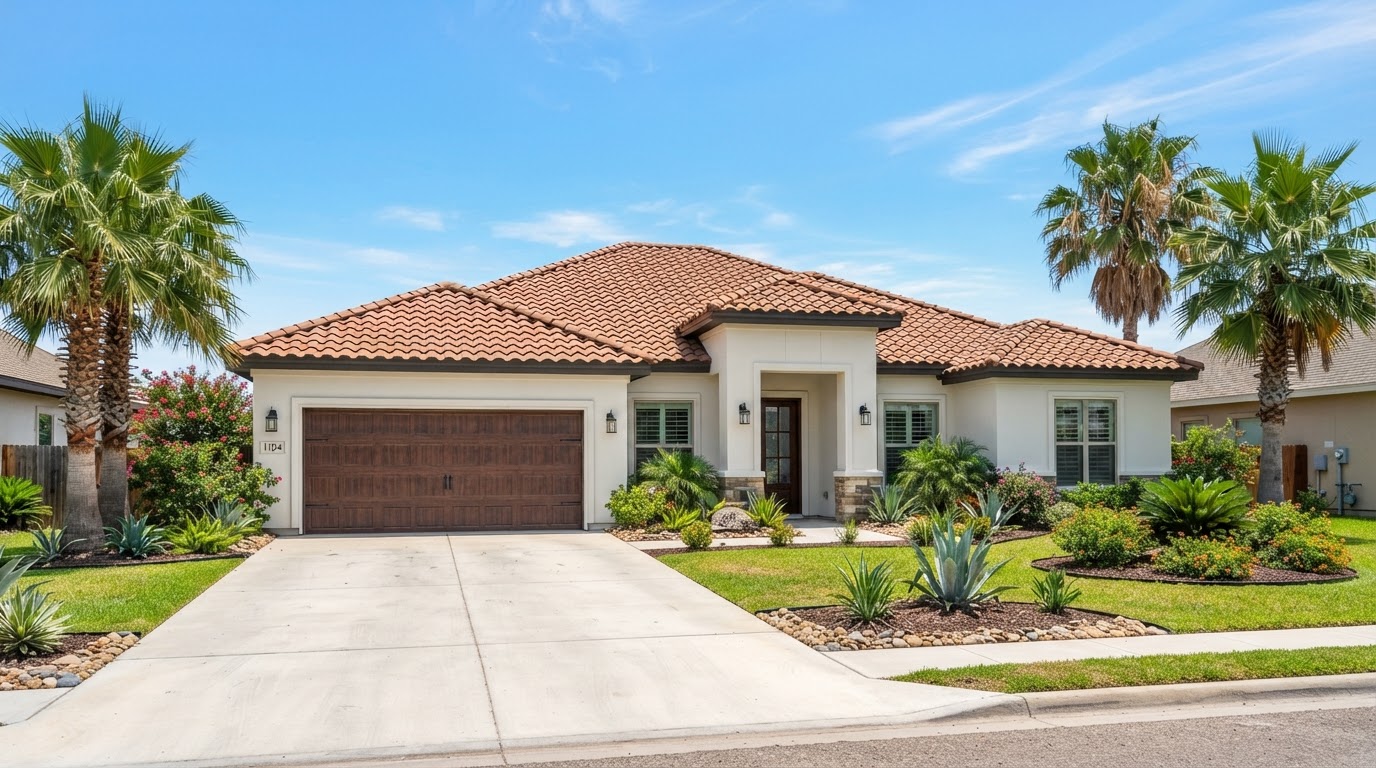 Texas Stucco Home After Soft Wash by Extreme Wash Pros