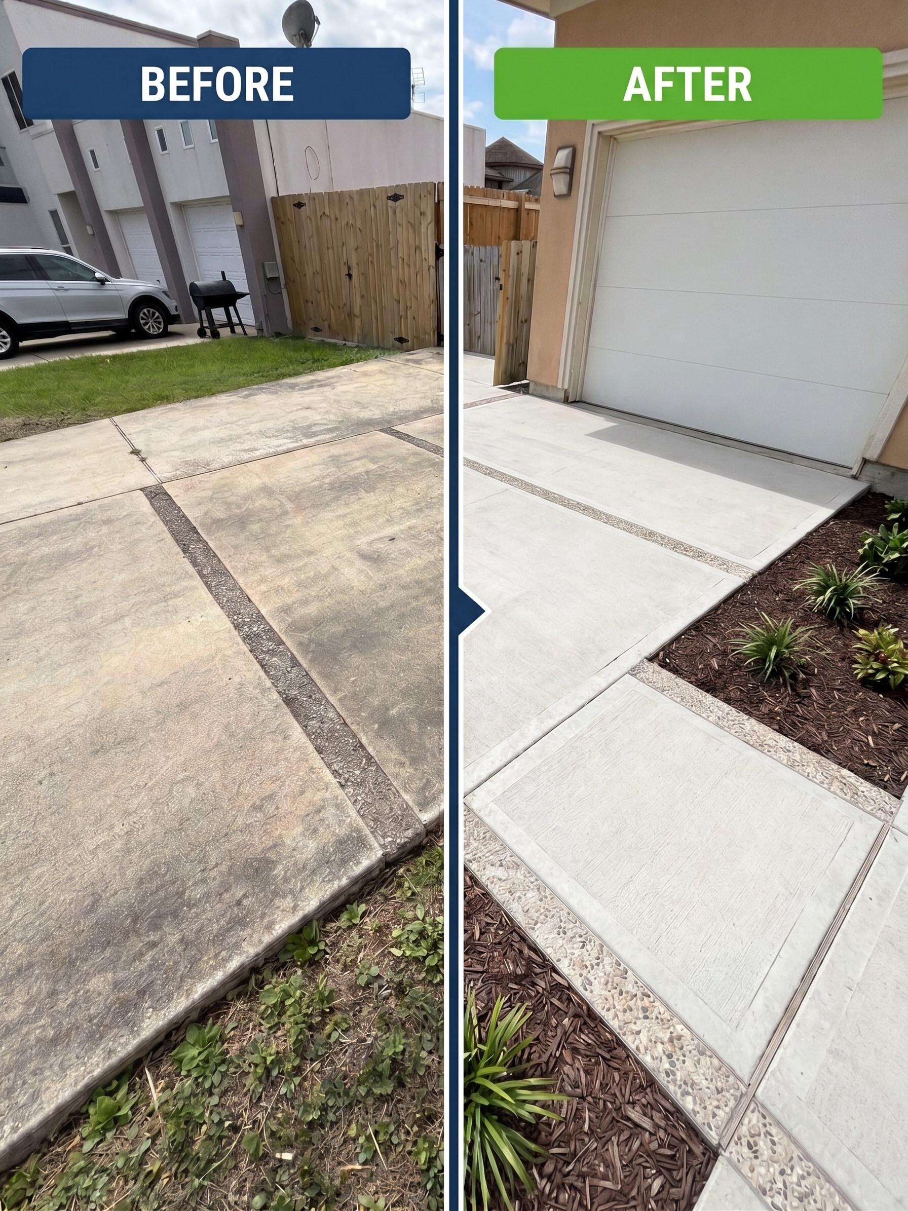 Driveway & Sidewalk Cleaning