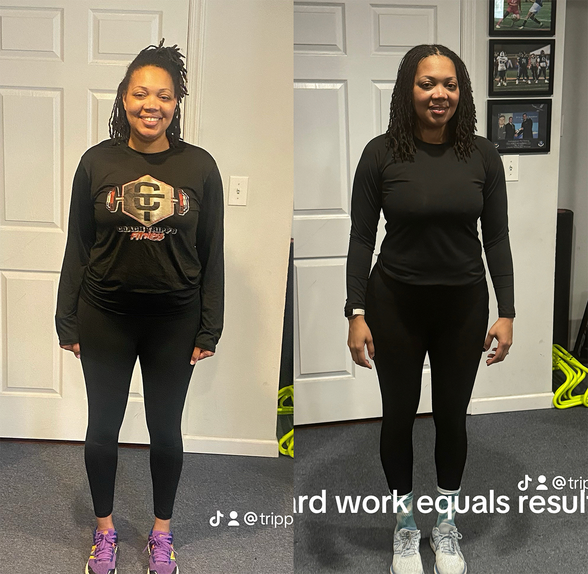 Client transformation before and after