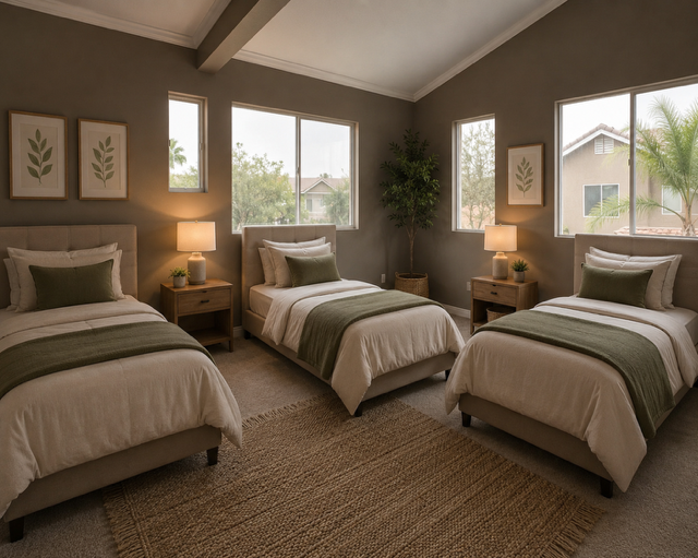 Comfortable, peaceful shared living accommodations at 2535 Homes