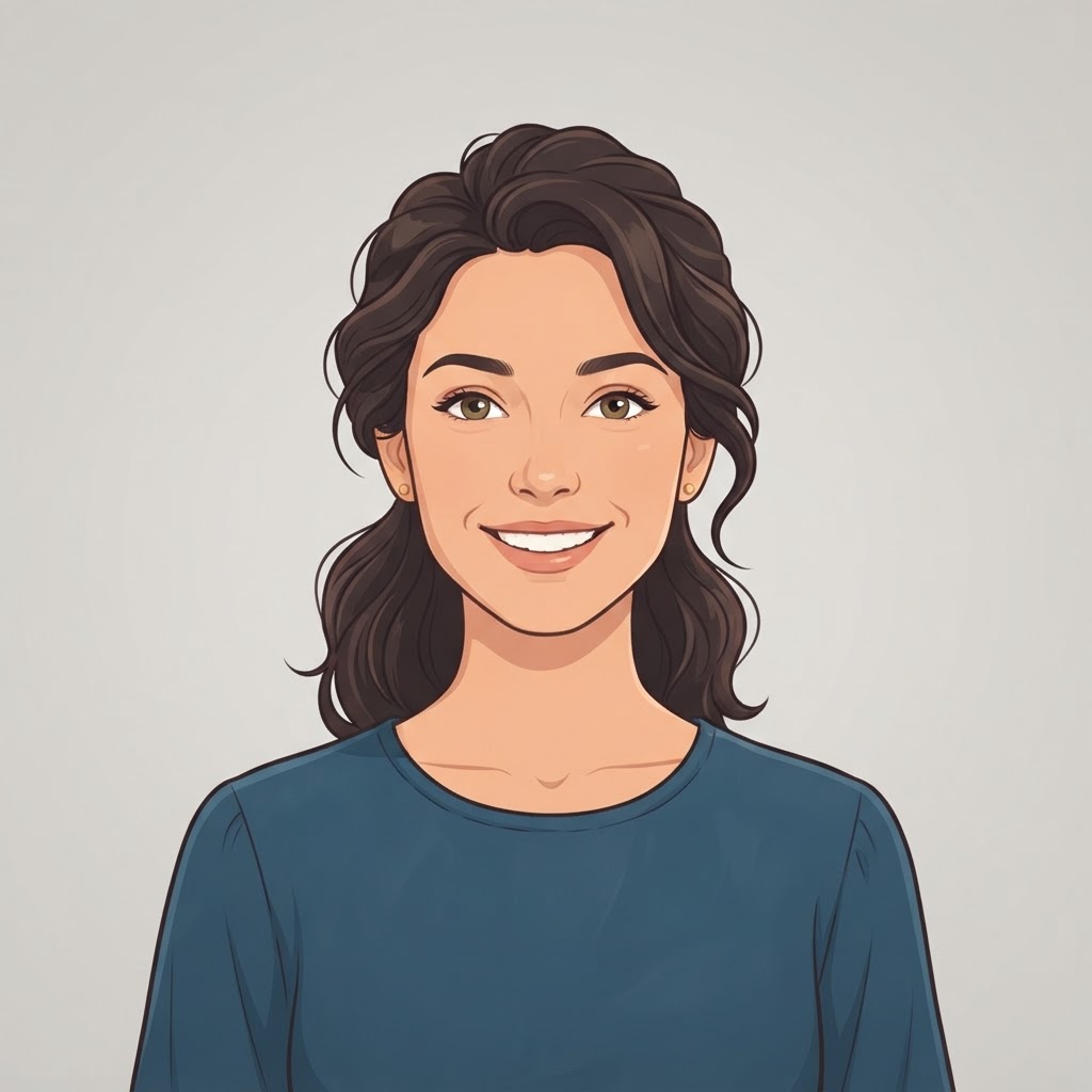 Illustrative demo portrait representing Maria T.