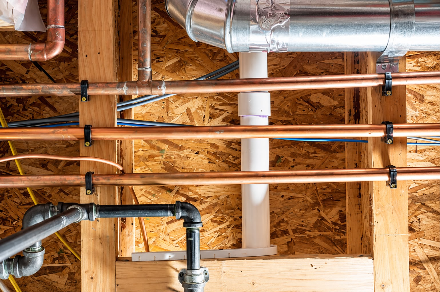 Precision copper piping and line installation