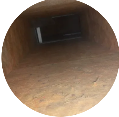 Clean after duct - Bedroom Branch Register Line