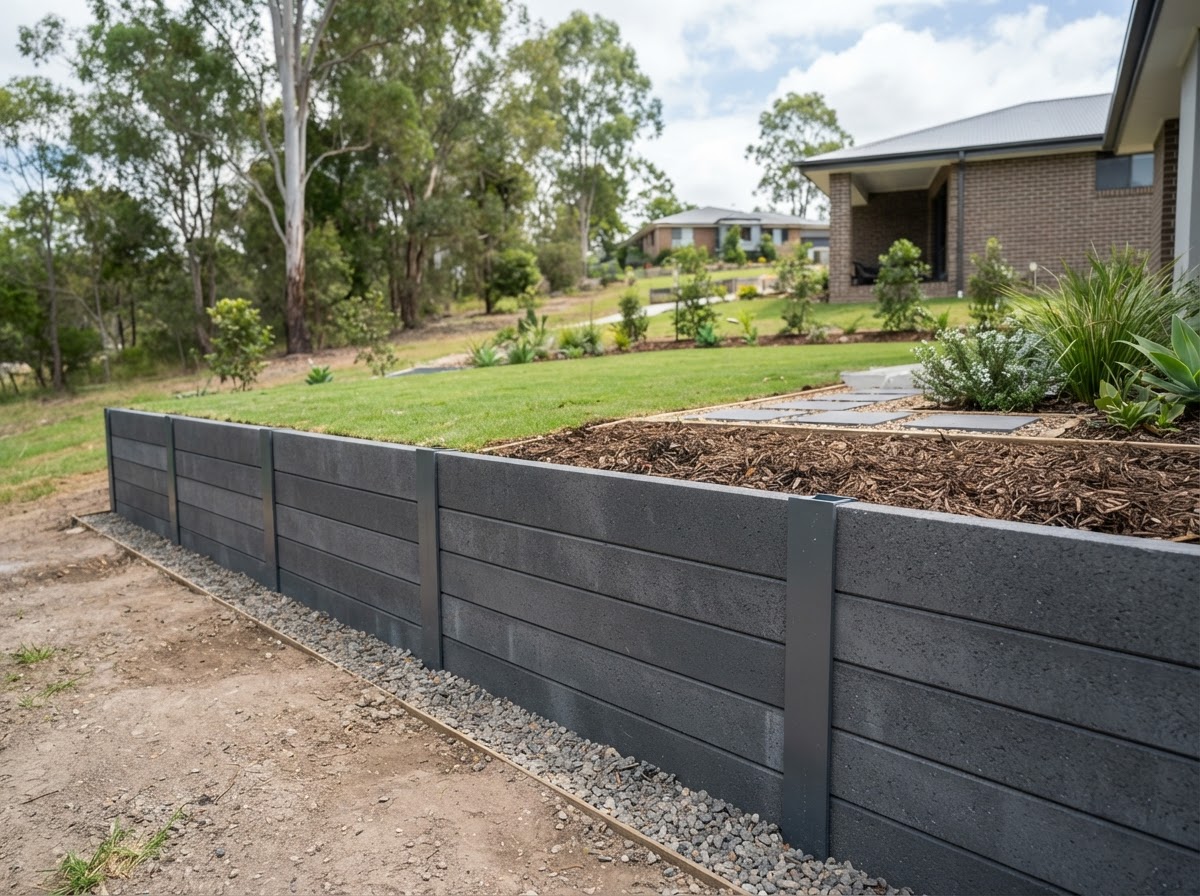 Concrete Sleeper Retaining Walls