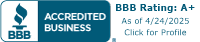 BBB A+ Rating Seal