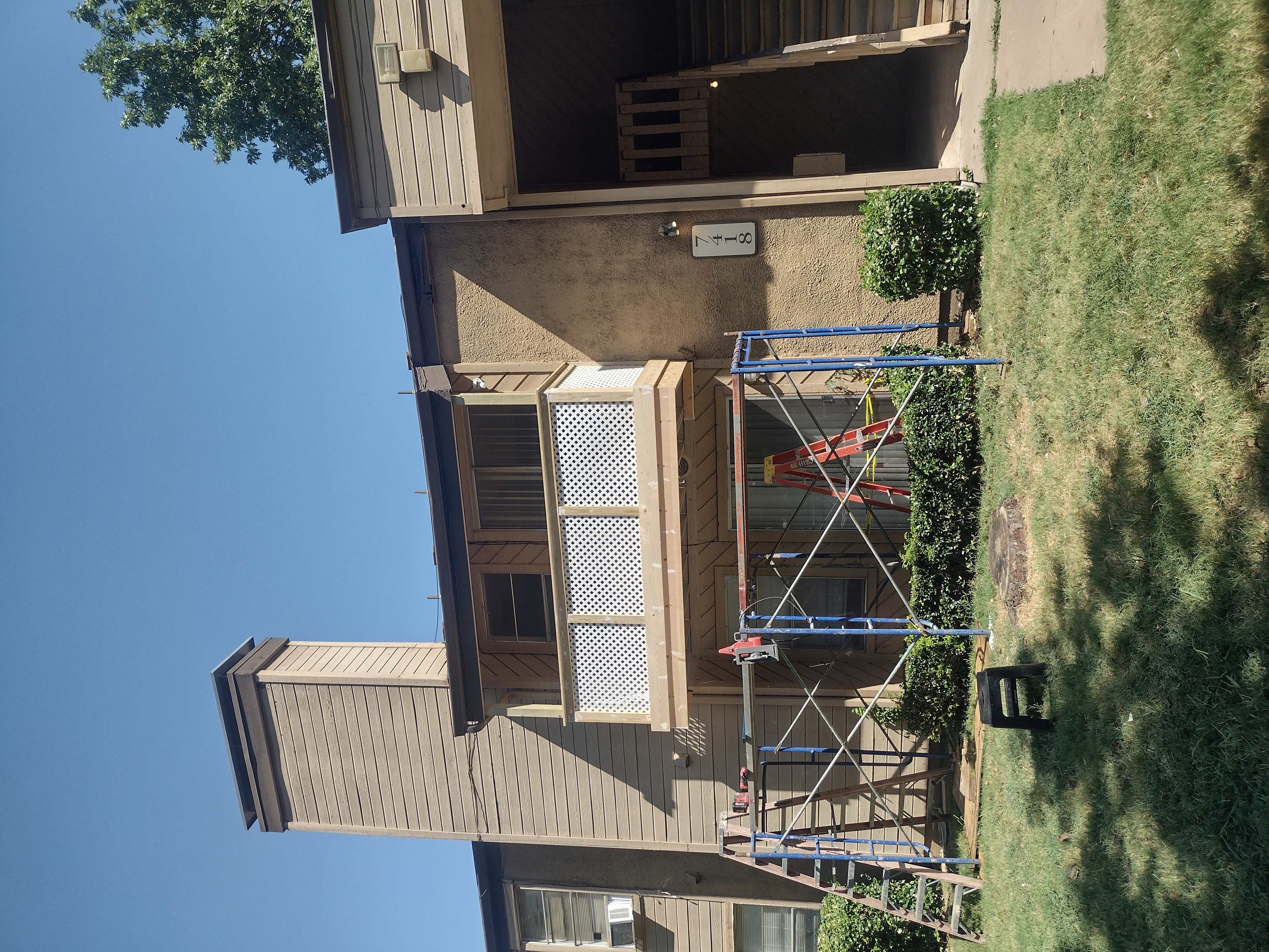 Complete 2-story exterior balcony rebuild and elevation restoration