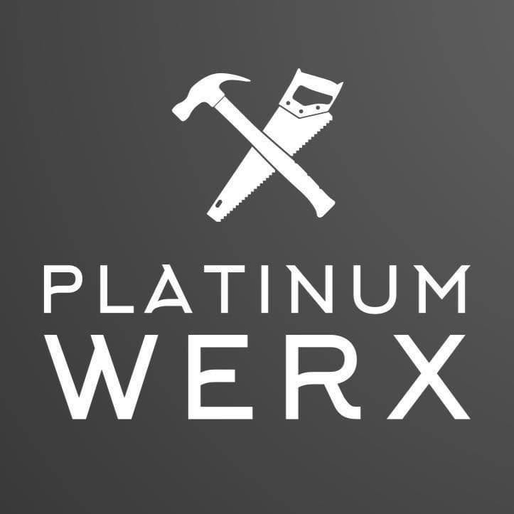 Platinum Werx hammer and saw logo