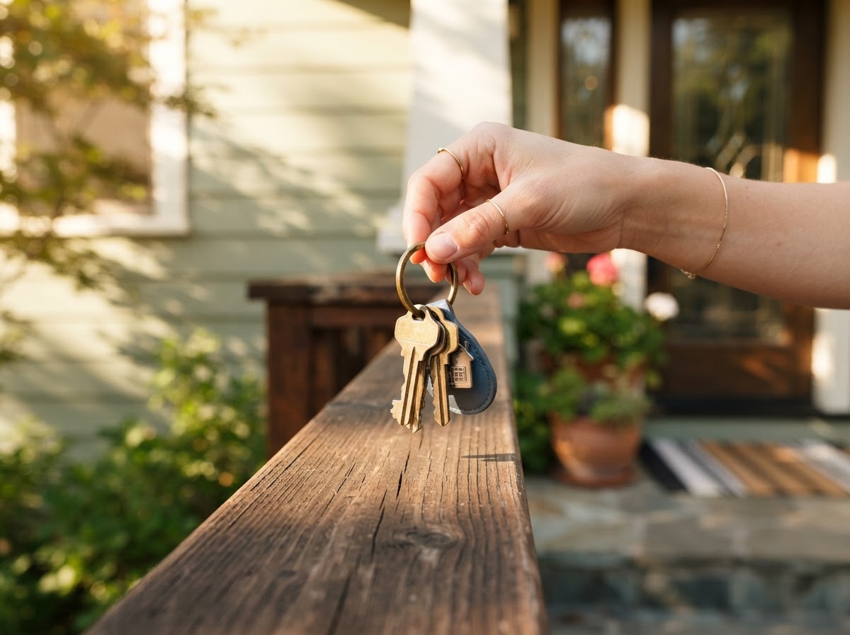 House keys handed over