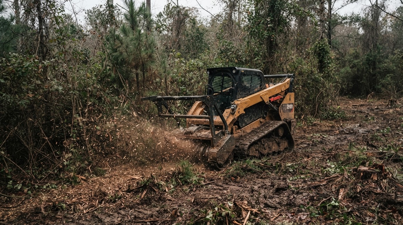 Forestry Mulching work in North Alabama
