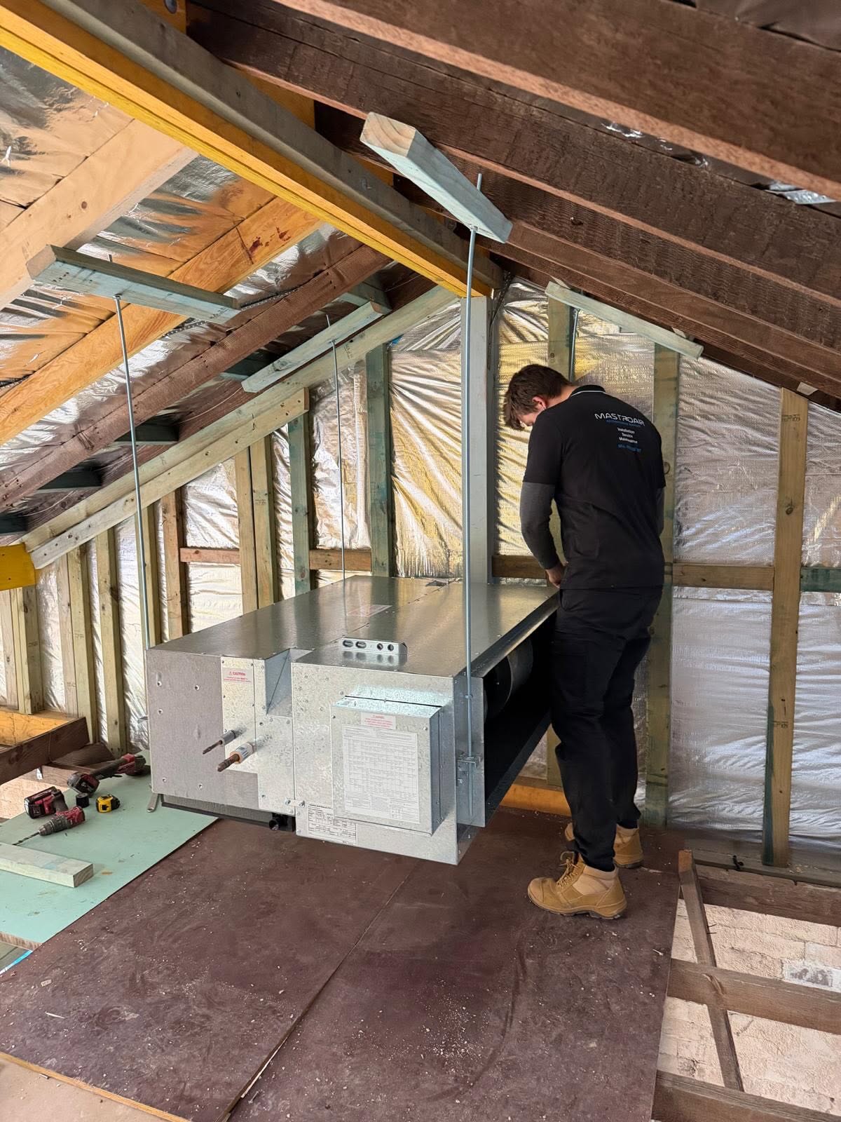 20kW Daikin Ducted System New Build Rough-In