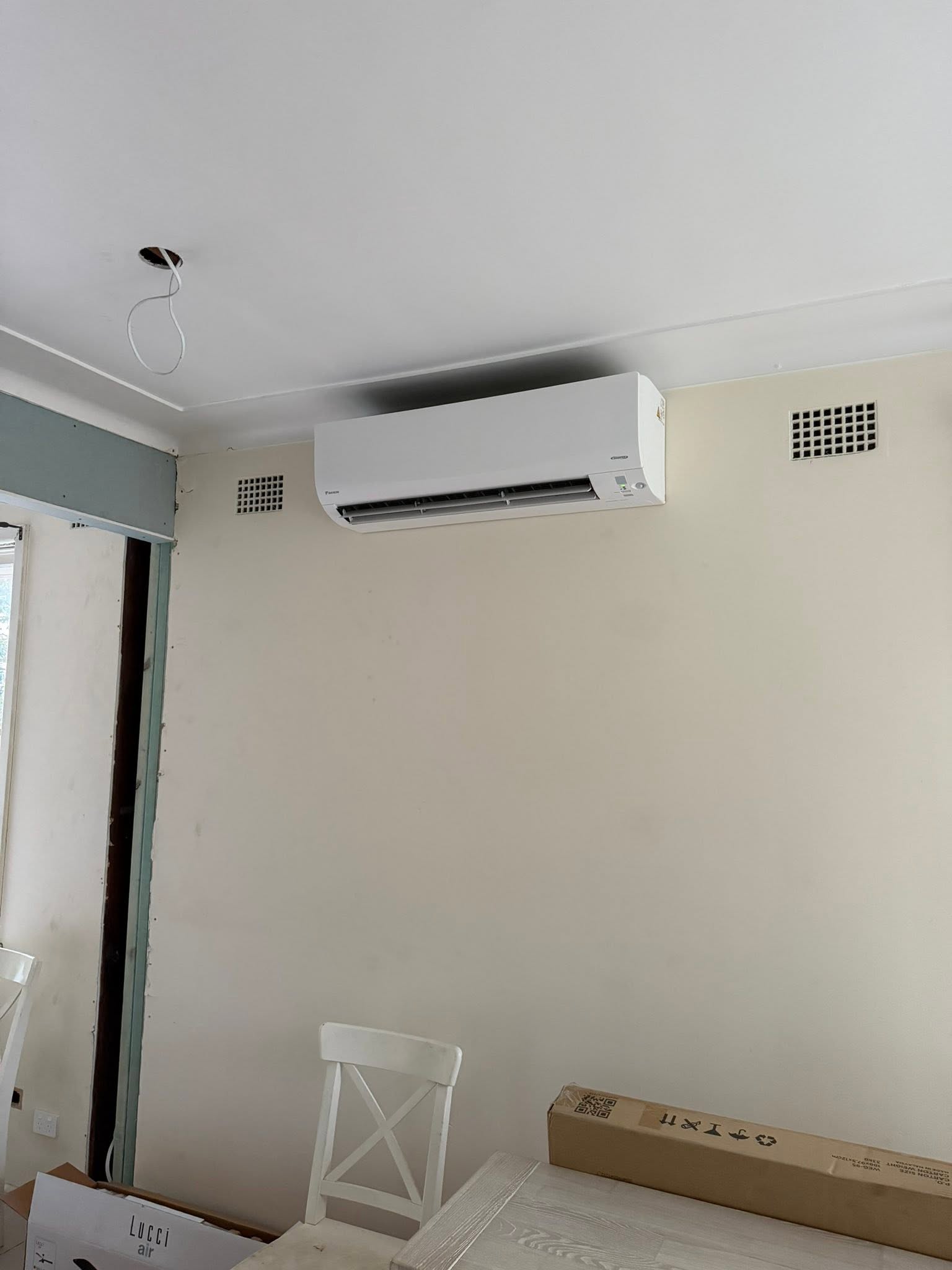 7.1kW Daikin Split System on Elevated Wall Brackets detail photo 3