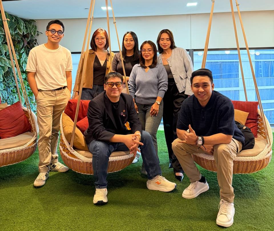 Benedick Aquino with his unit team