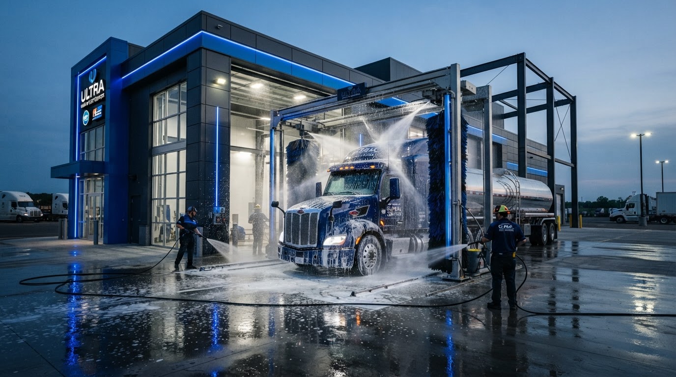 Dallas Fleet Wash facility — illustrative