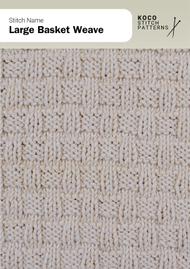 Large Basketweave