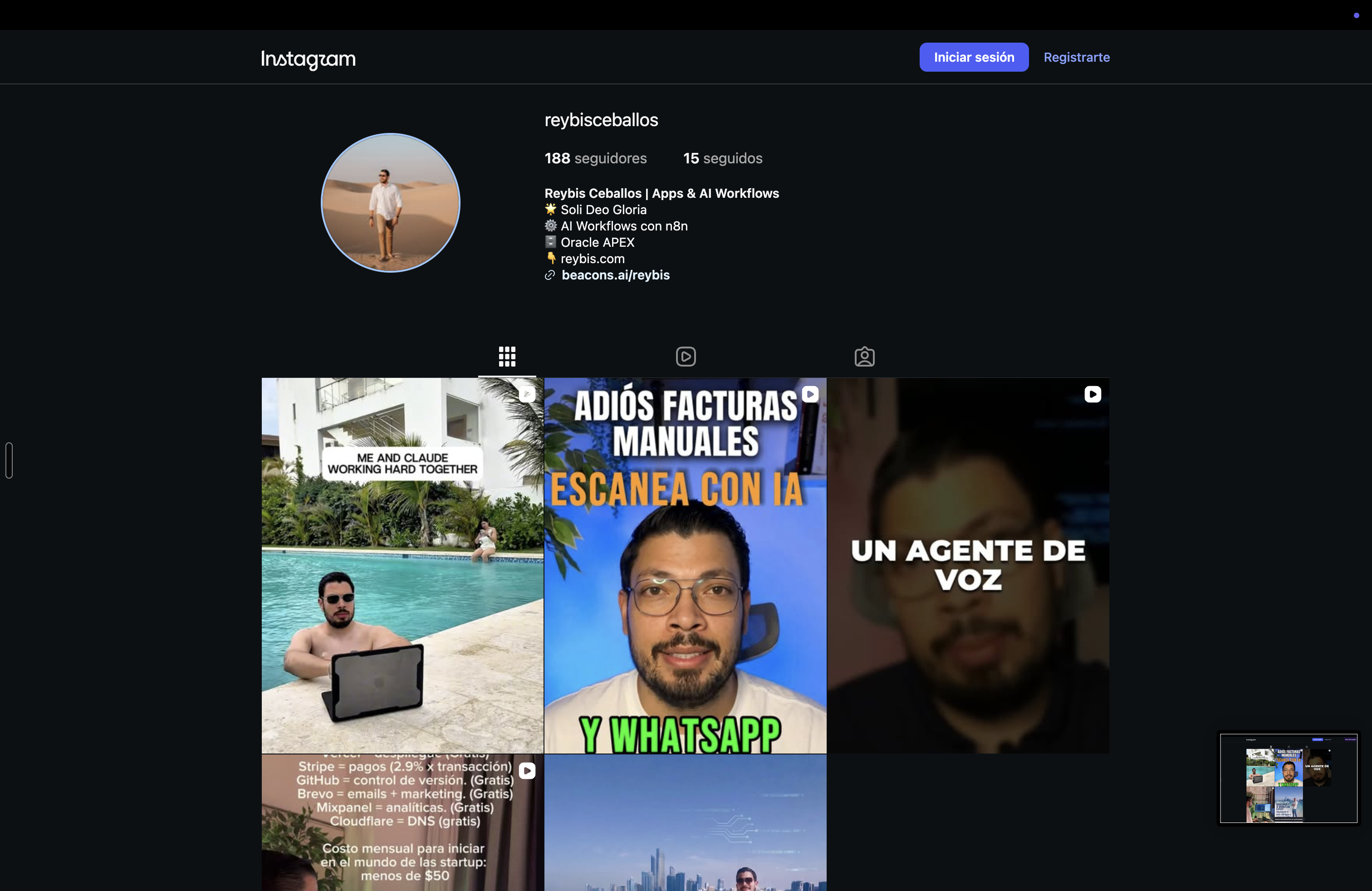 Estrategia de Automatización Reybis Ceballos