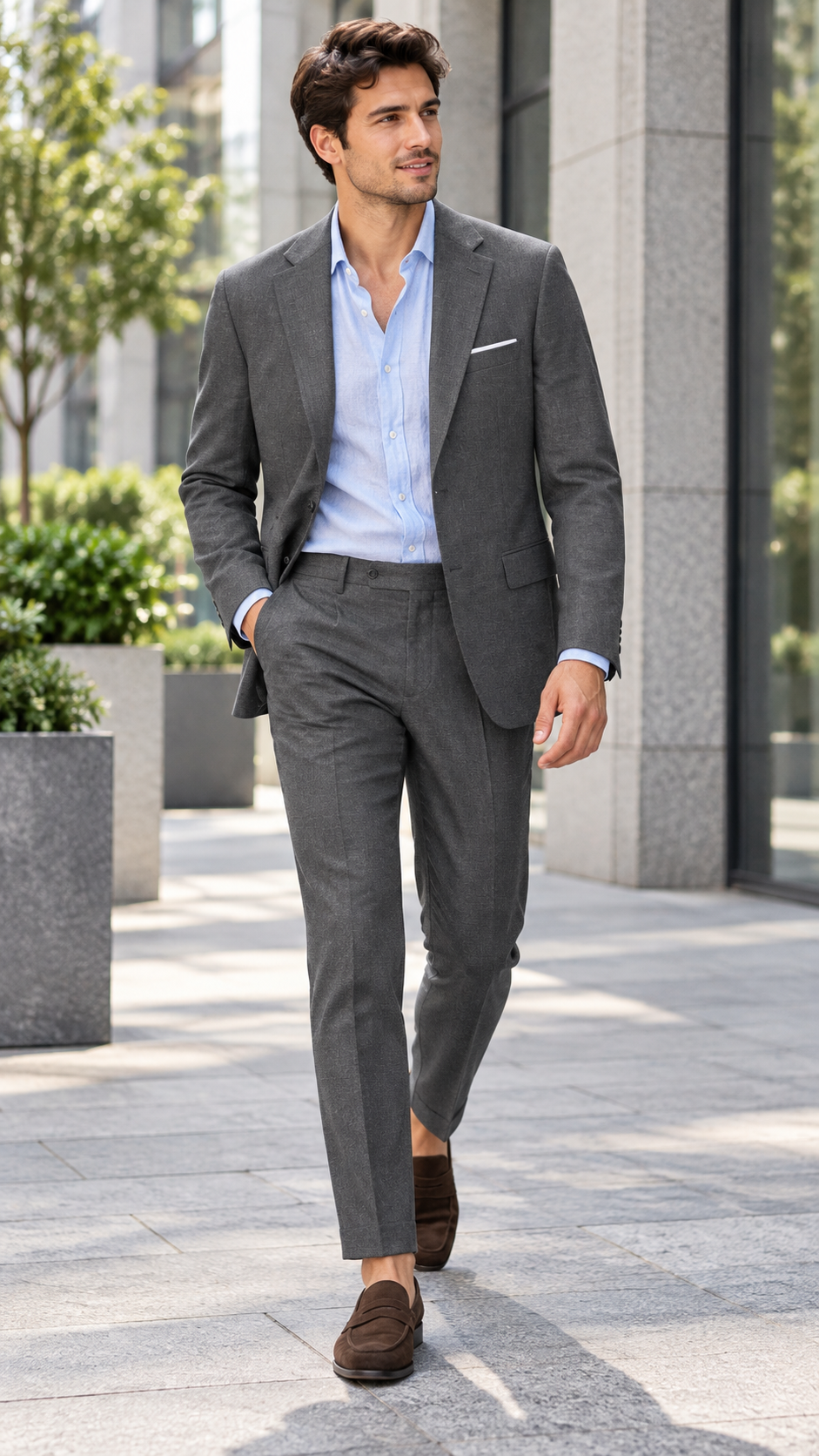 Smart Casual - Camisa sin corbata