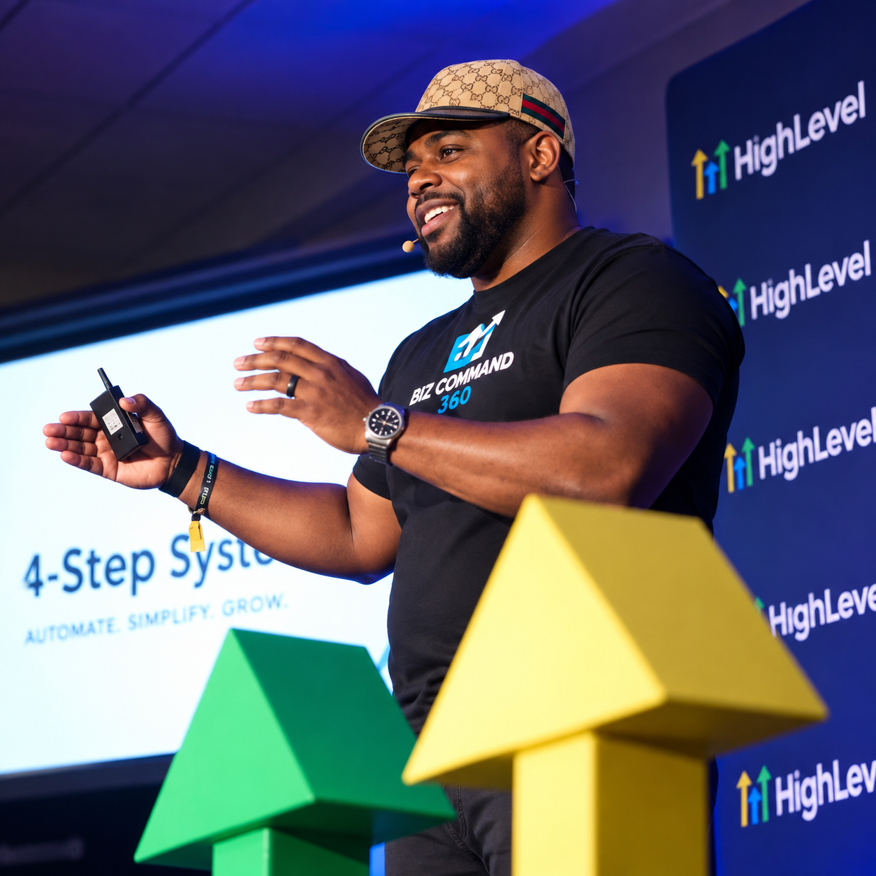 Andy Audate and Biz Consults Inc. live stage milestone 3