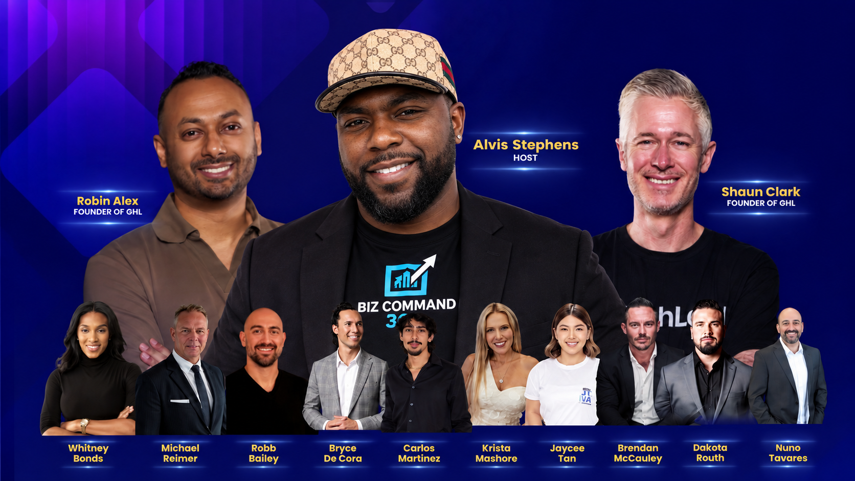 Alvis Stephens and featured summit speakers