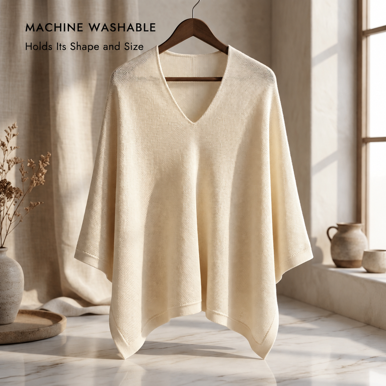 Natural Poncho - Confidence wherever you go