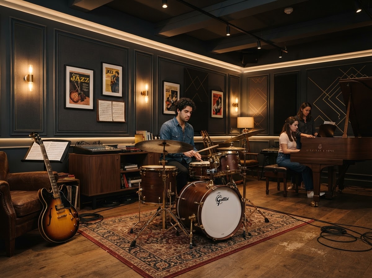 Stage Music classroom interior