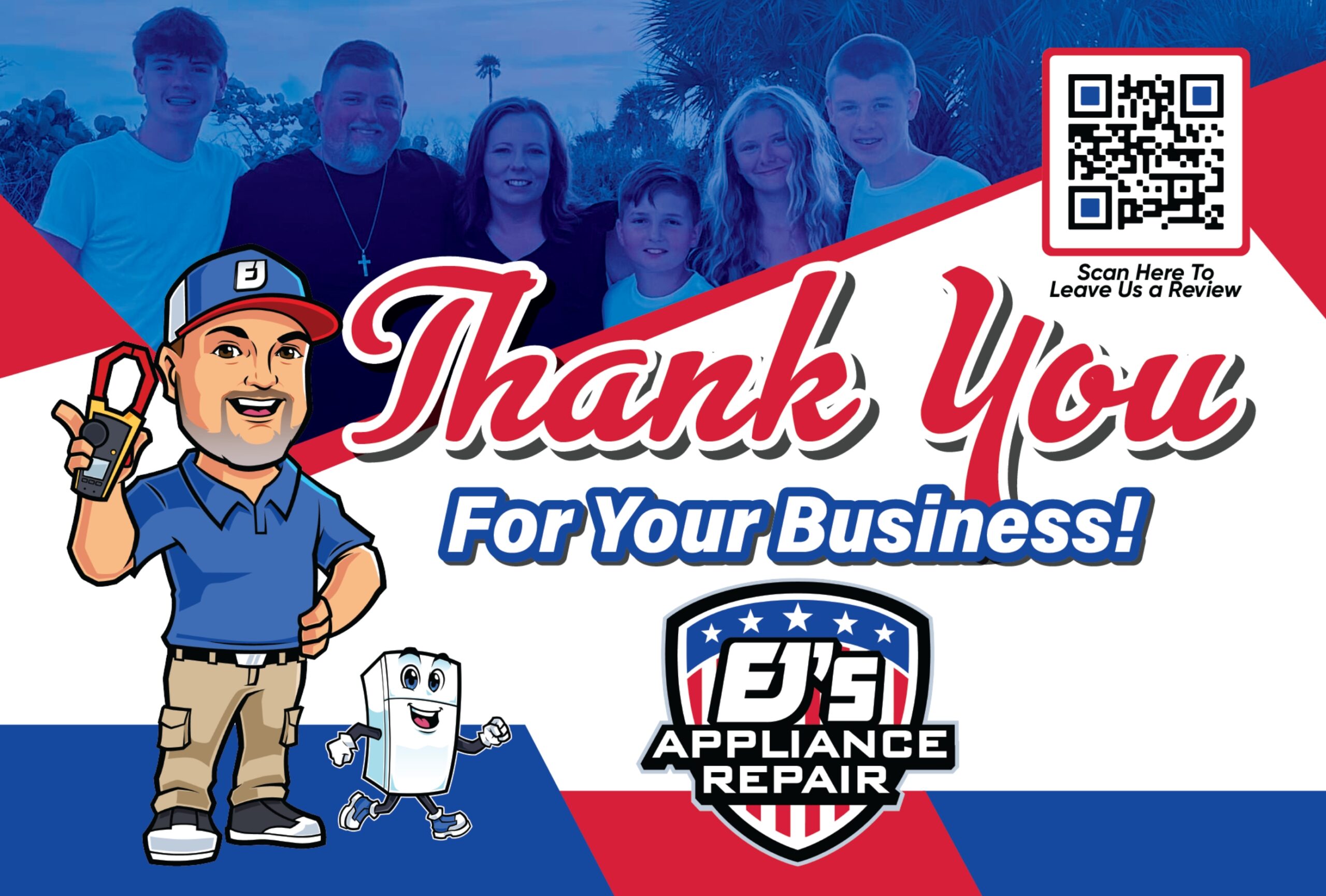 EJ's Appliance Repair team on a service visit in Central Kentucky