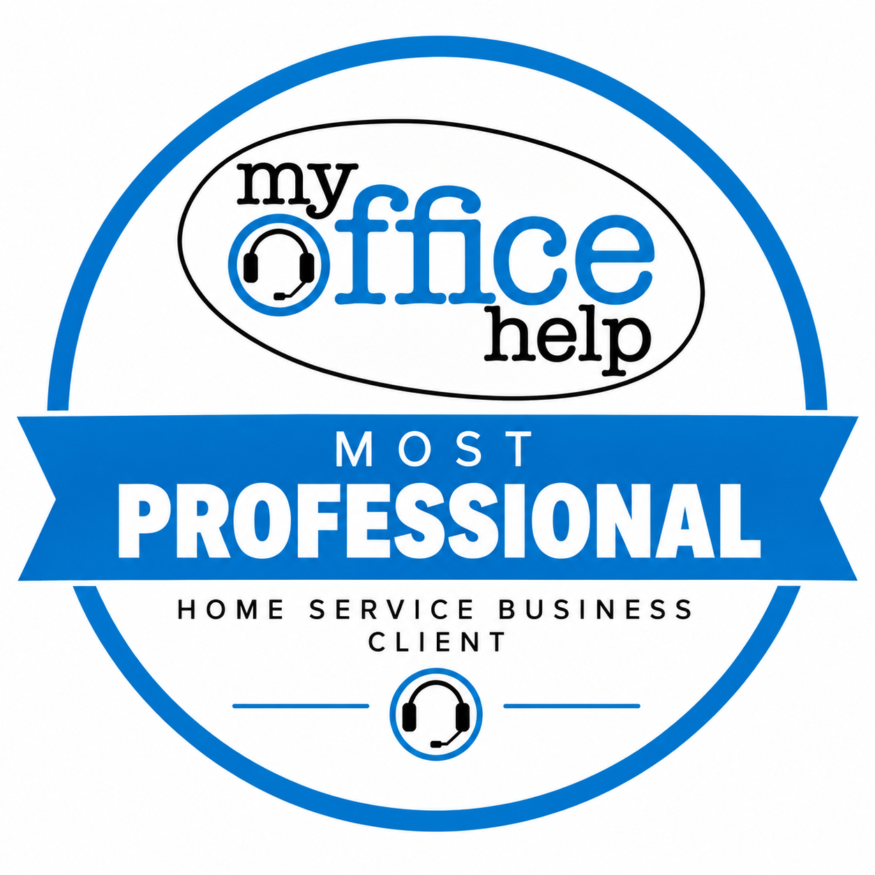 My Office Help Most Professional Home Service Business Client badge