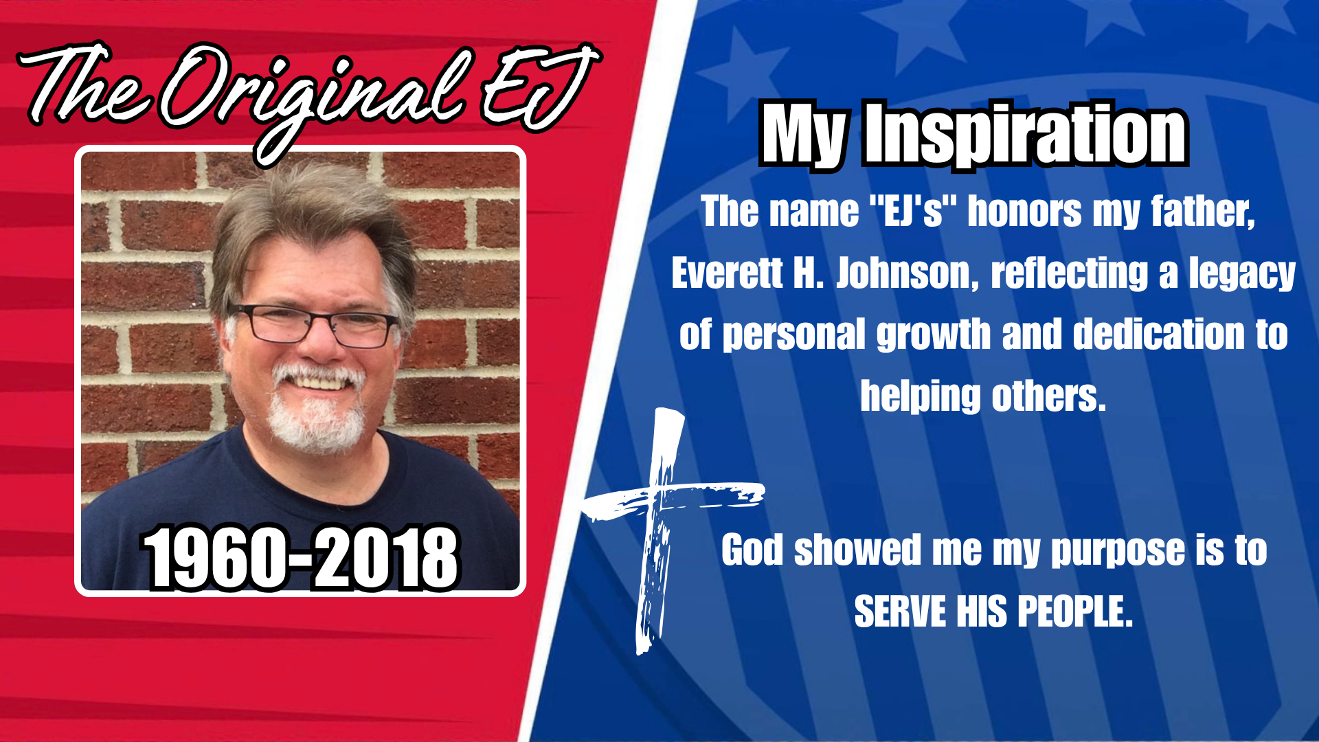 The Original EJ — Everett H. Johnson (1960-2018), inspiration for EJ's Appliance Repair