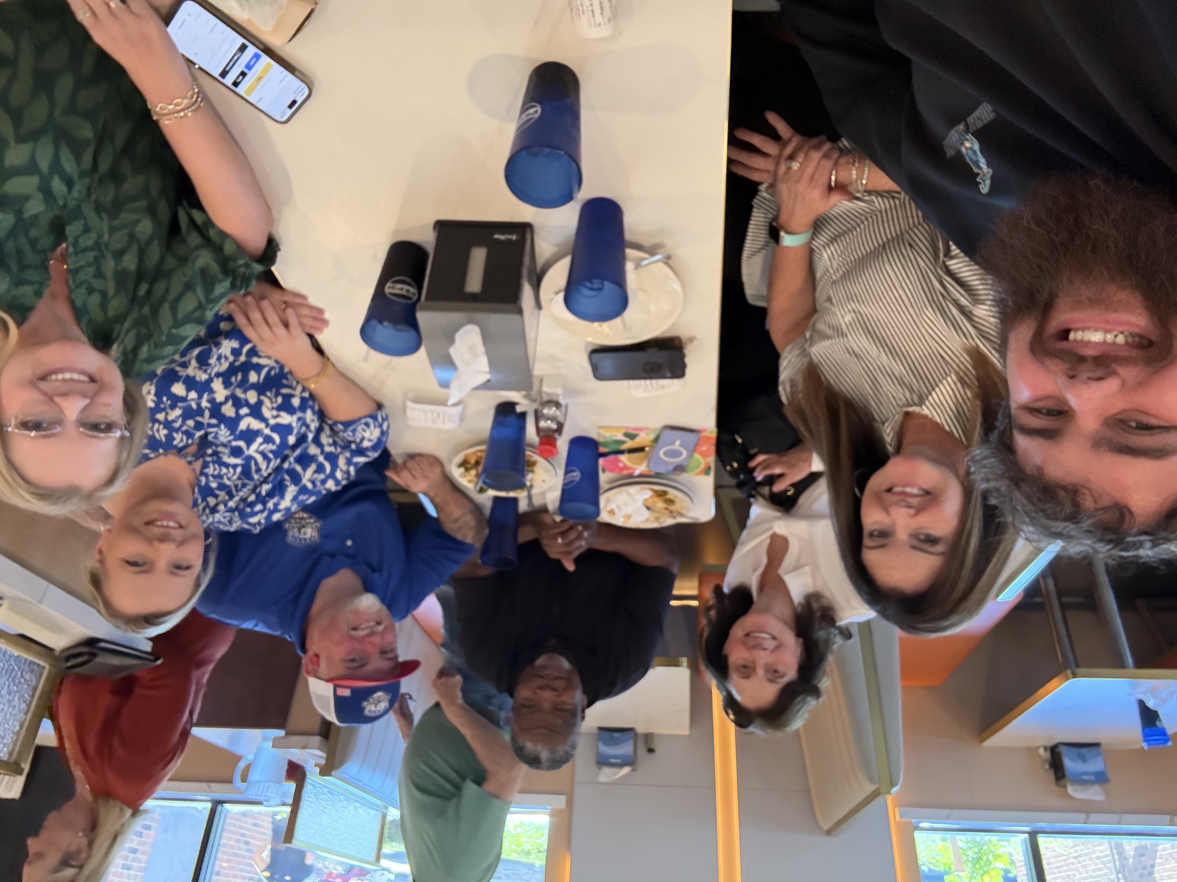 EJ and trusted Central Kentucky business partners gathered around the table for a networking lunch