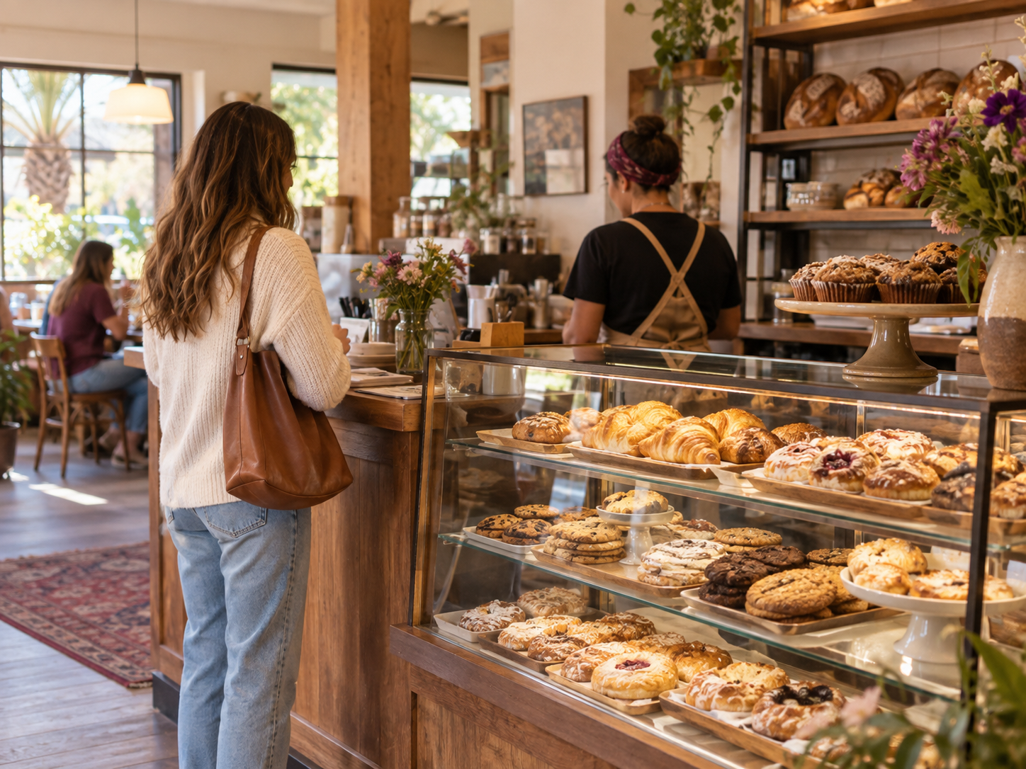 Inside Sweet Crumb Bakery