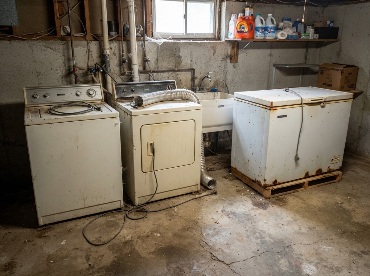 Refrigerator washer and dryer removal near Fond Du Lac Wisconsin