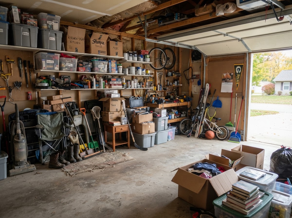 Garage cleanout project near Fond Du Lac Wisconsin