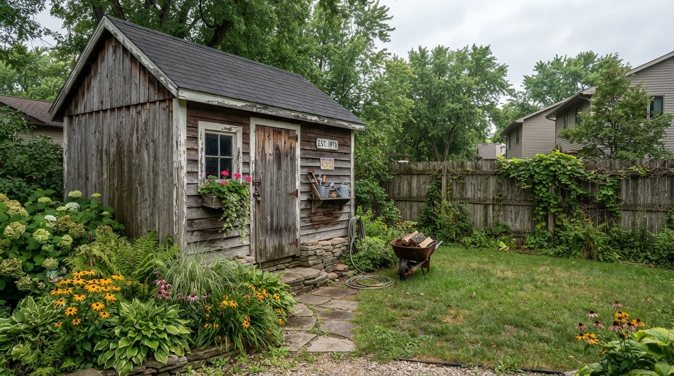 Shed demolition and removal in Fond Du Lac Wisconsin