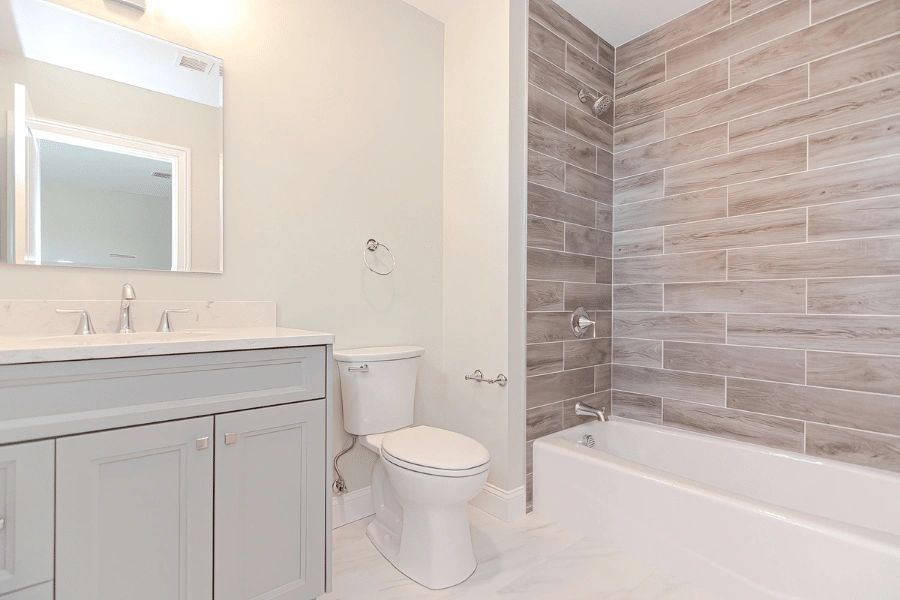 Secondary bathroom