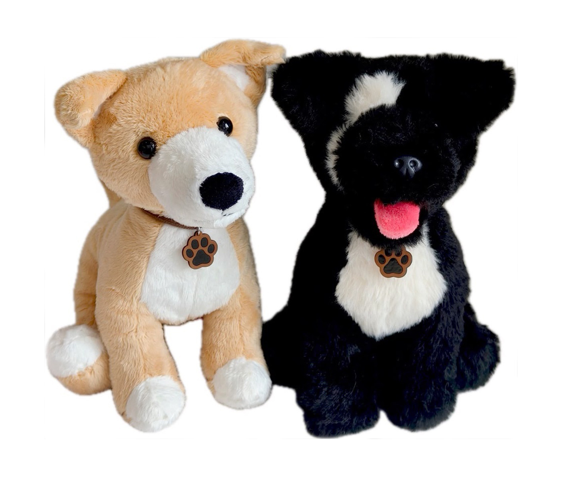 Grace Bae and Tingum, the Potcake Pals plush toys