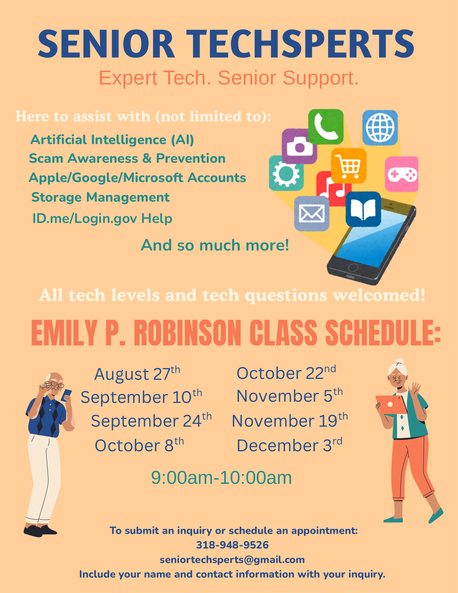 Emily P. Robinson Schedule & Program Flier