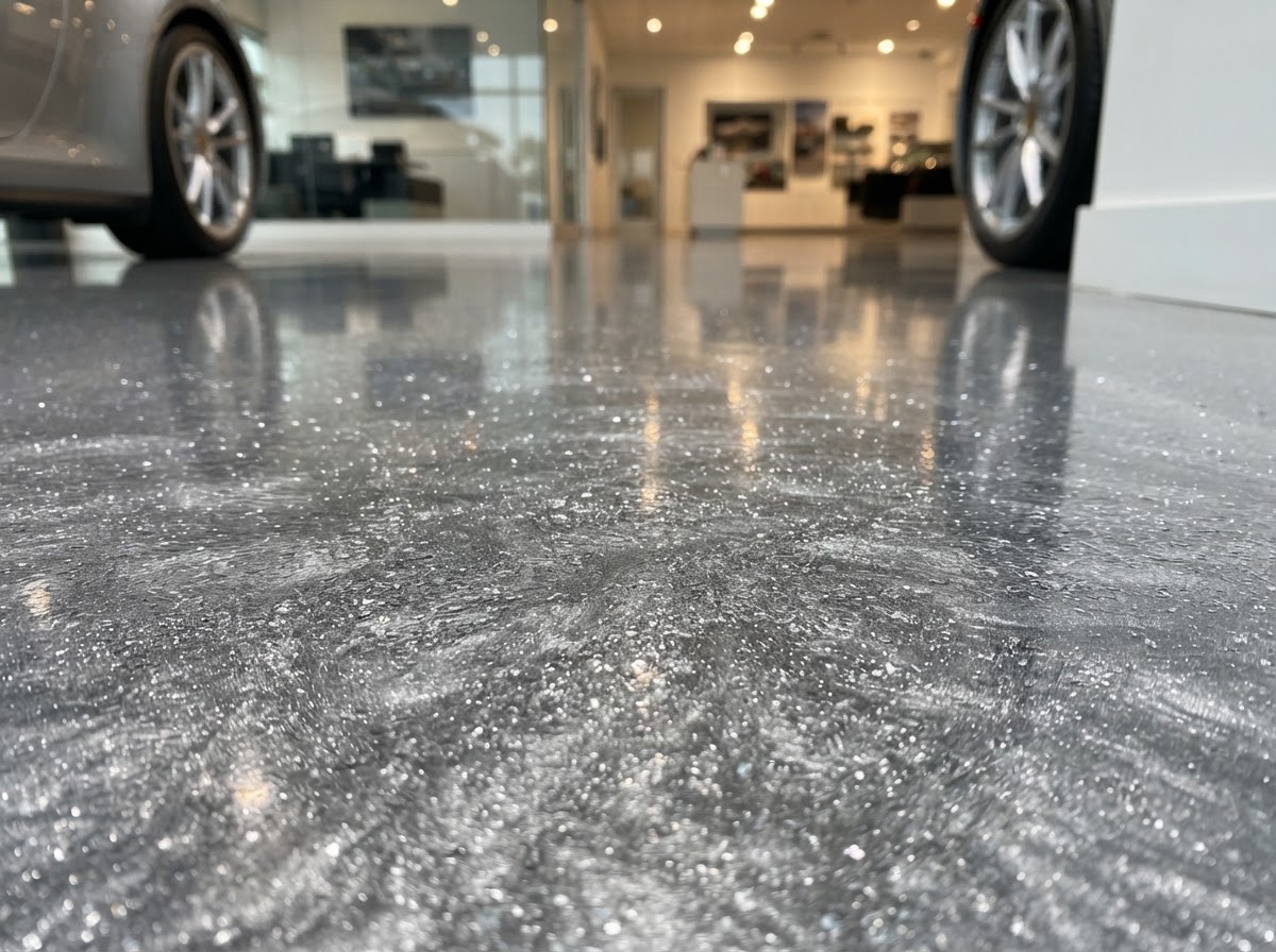 Metallic Silver Showroom