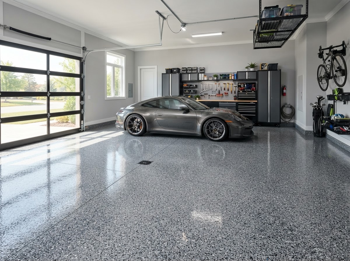Grey Flake Garage