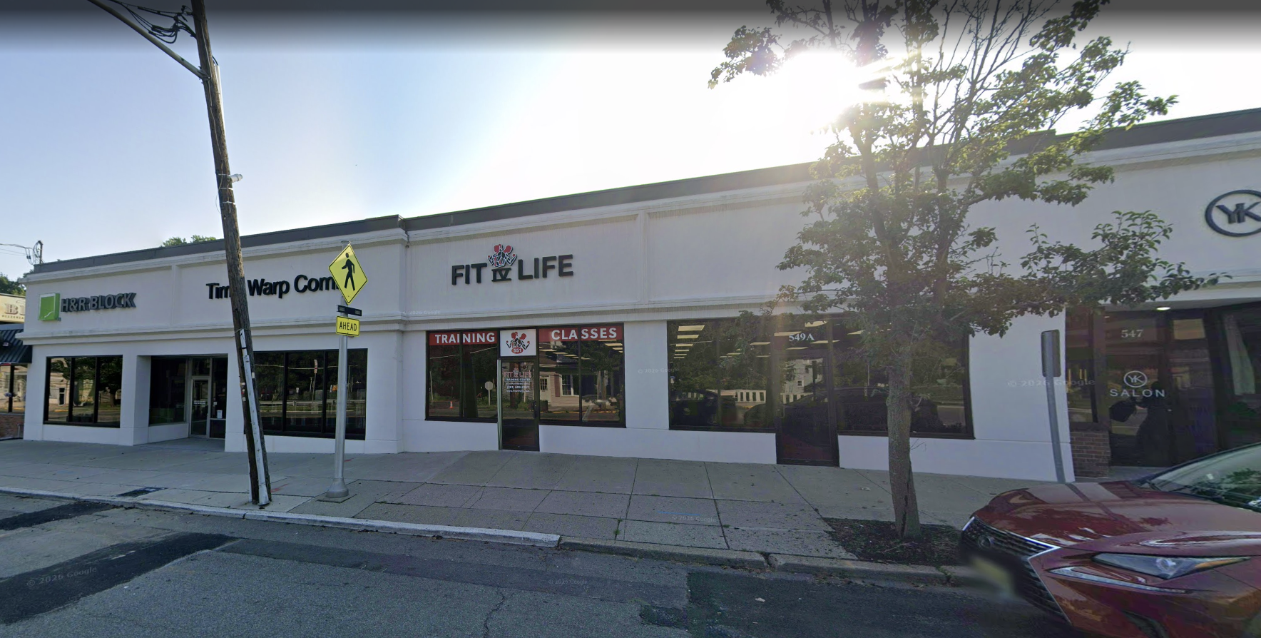 FIT IV LIFE Exterior Studio Facade and Entrance at 551 Pompton Ave Cedar Grove NJ