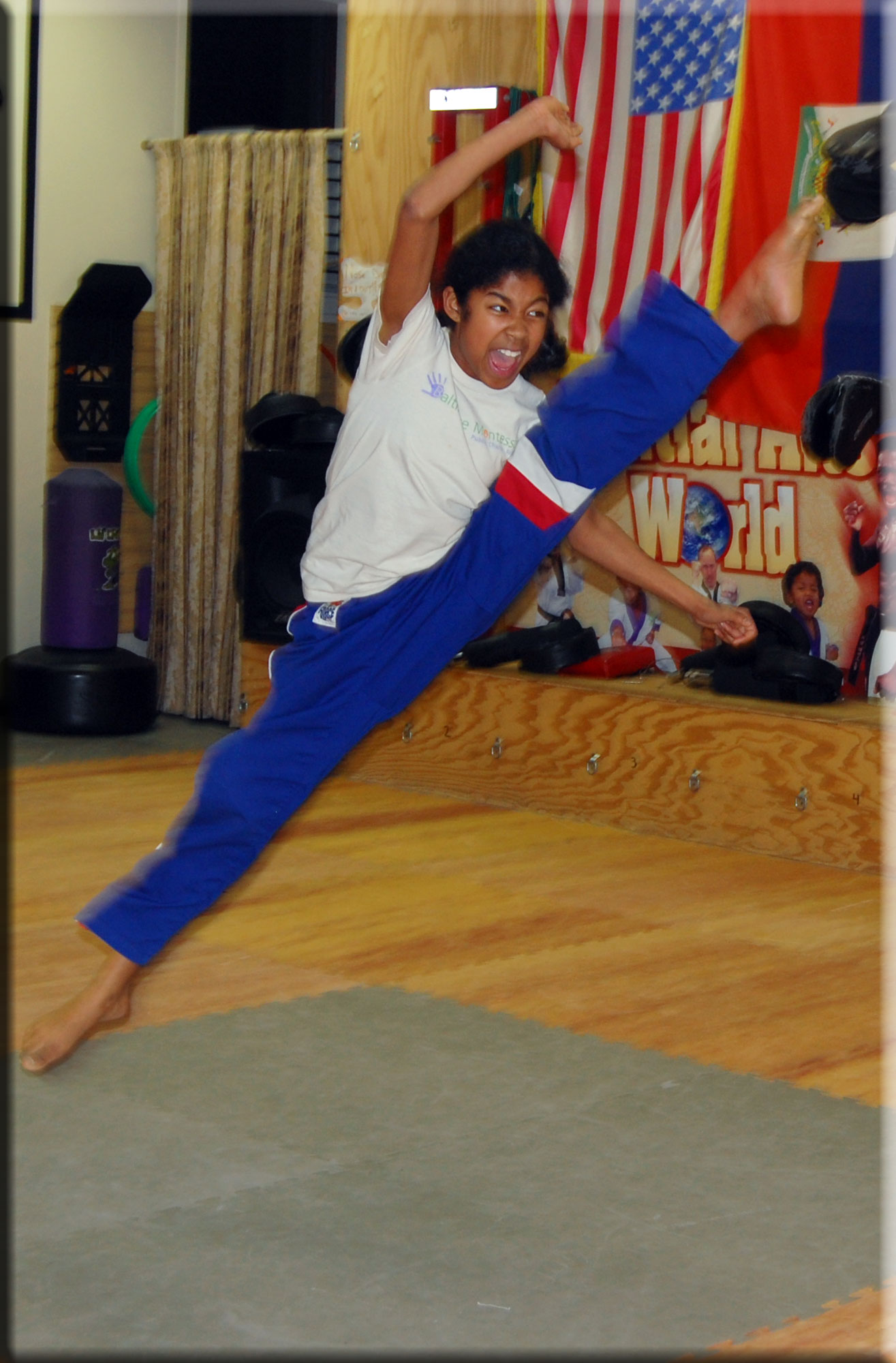 Olympic Taekwondo Jump Kicks