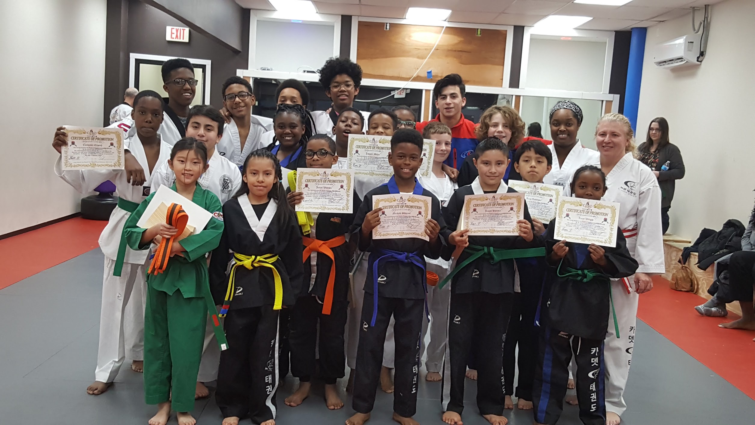 Belt Promotion & Certificate Day