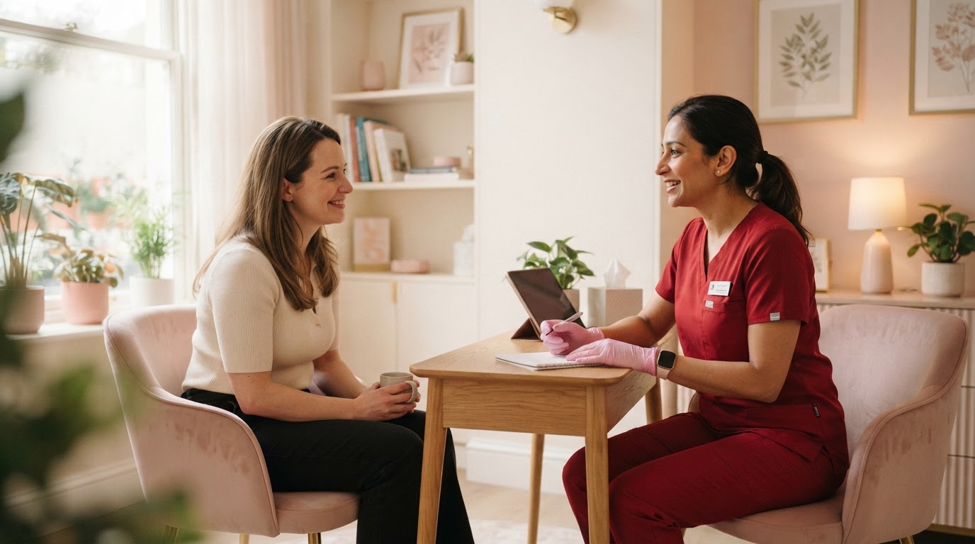 Caring direct-access primary care visit at NBH Health