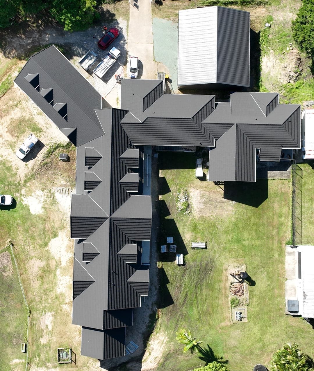 GERARD pressed metal roofing installation