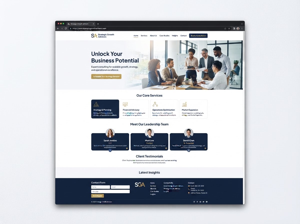 Small Businesses website design by SiteMaxi